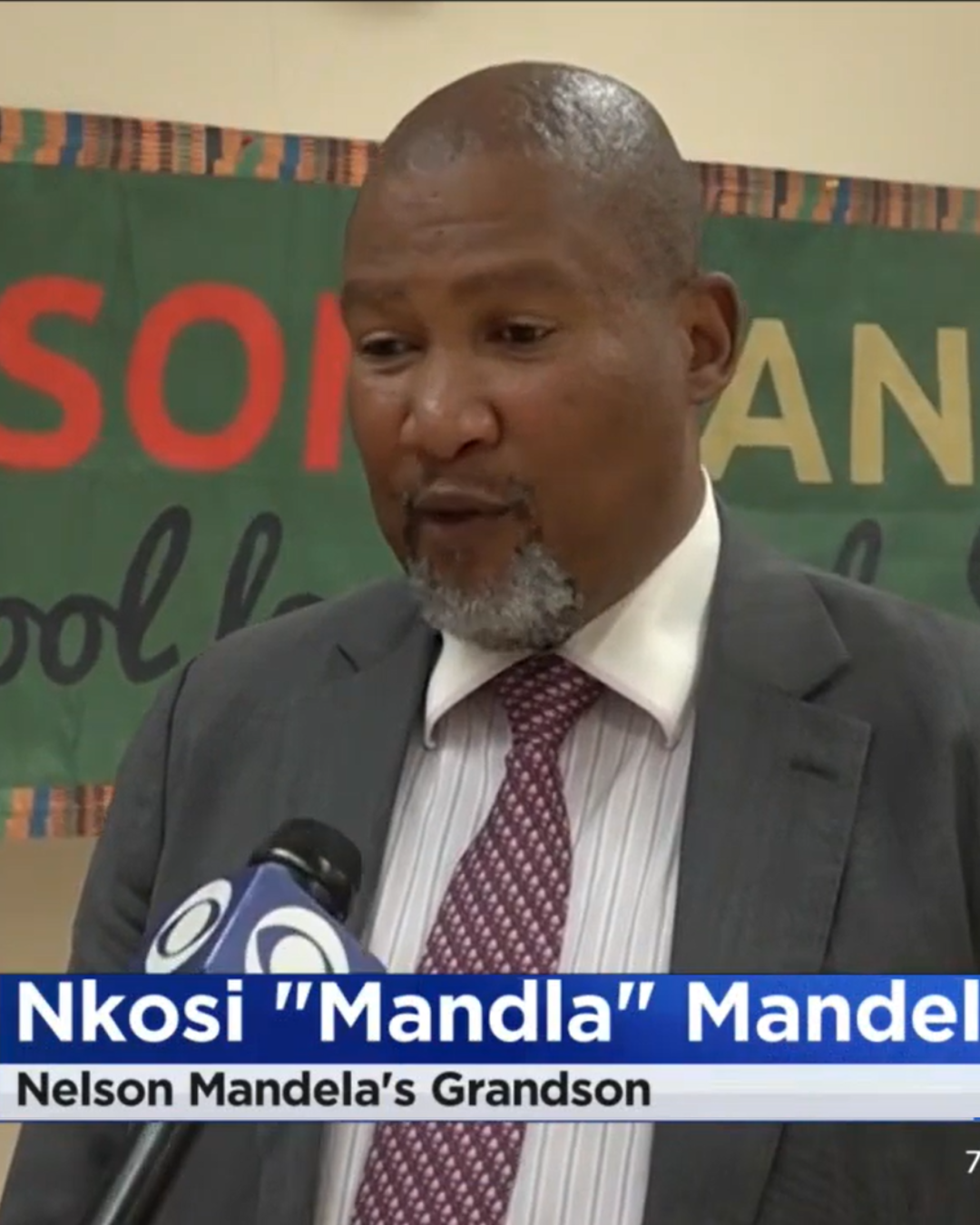 NELSON MANDELA'S GRANDSON, NKOSI MANDELA, VISITS NELSON MANDELA SCHOOL FOR SOCIAL JUSTICE
