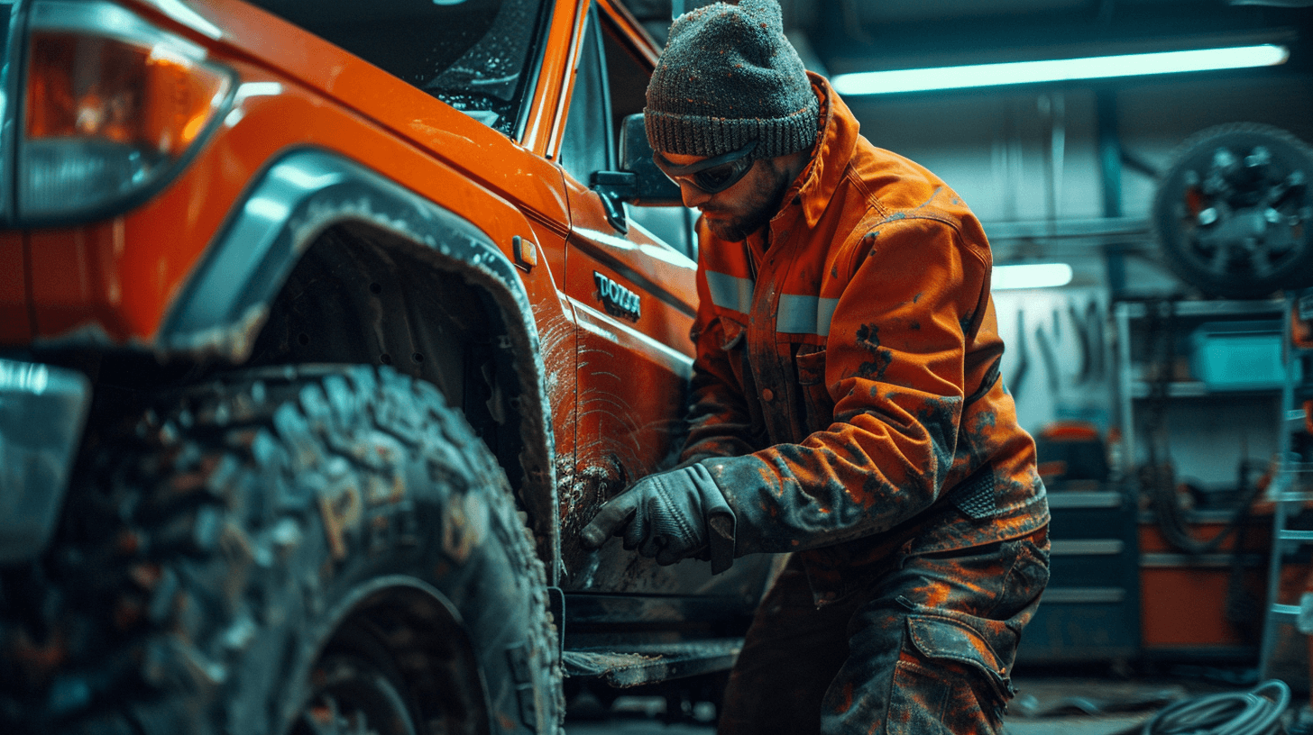 Land Cruiser in Forest