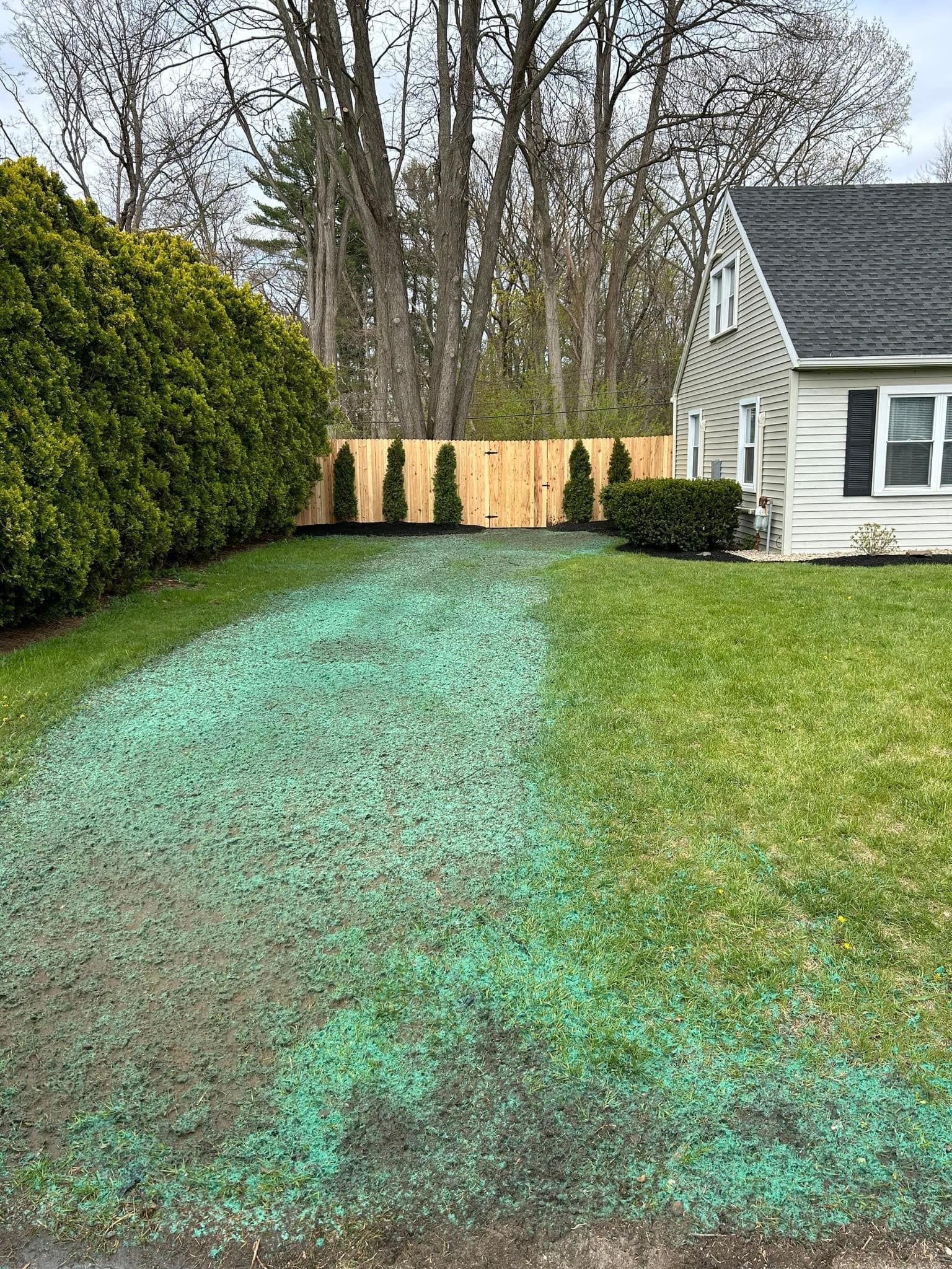 A house with a lush green lawn in front of it.