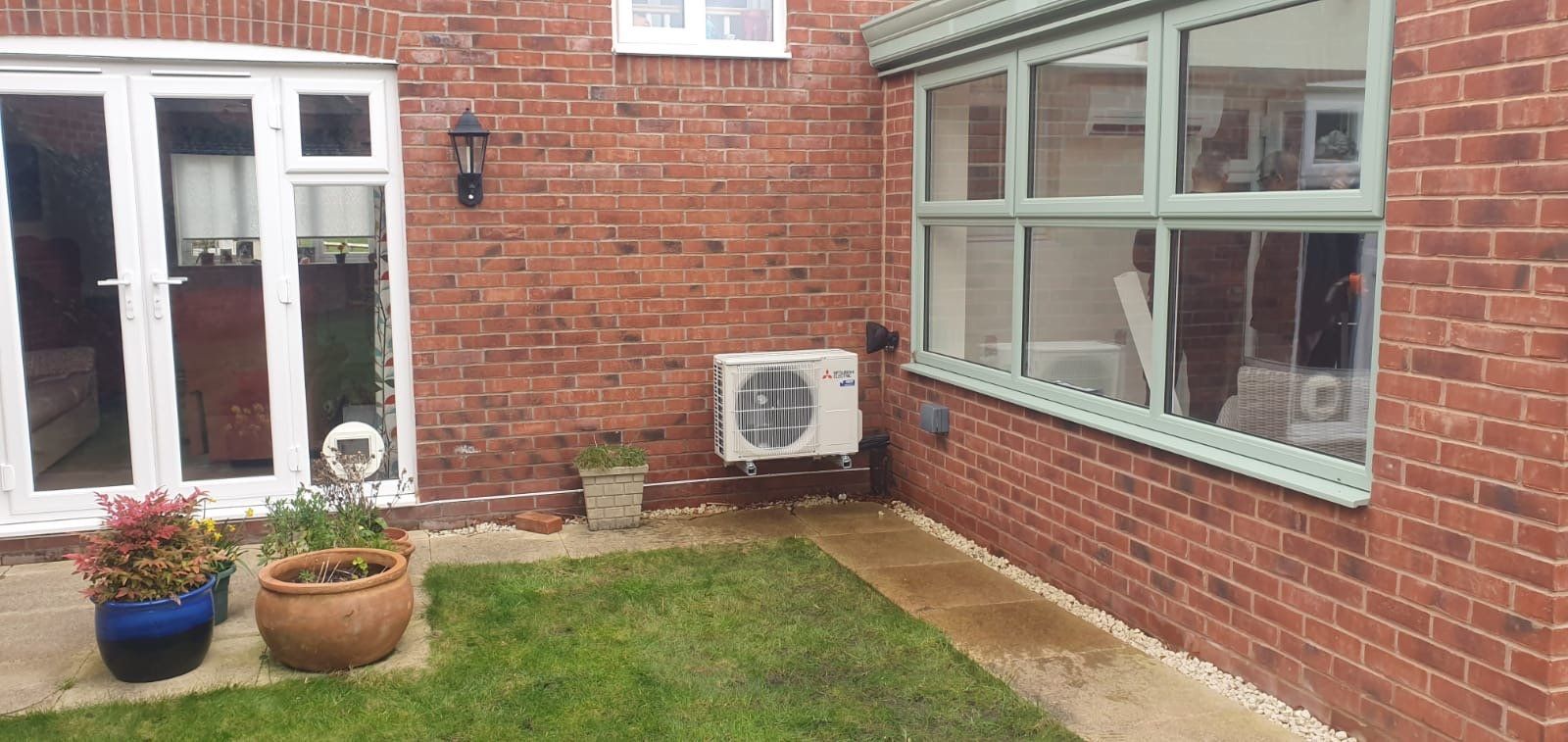 Air Con unit outside a house
