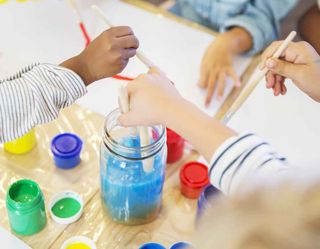 Childcare and School Age Programs — Children Painting in Mentor, OH