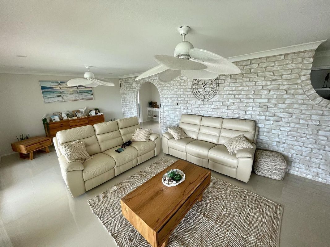 Interior White Living Room Design — All Coast Painting in Tweed Heads South, NSW