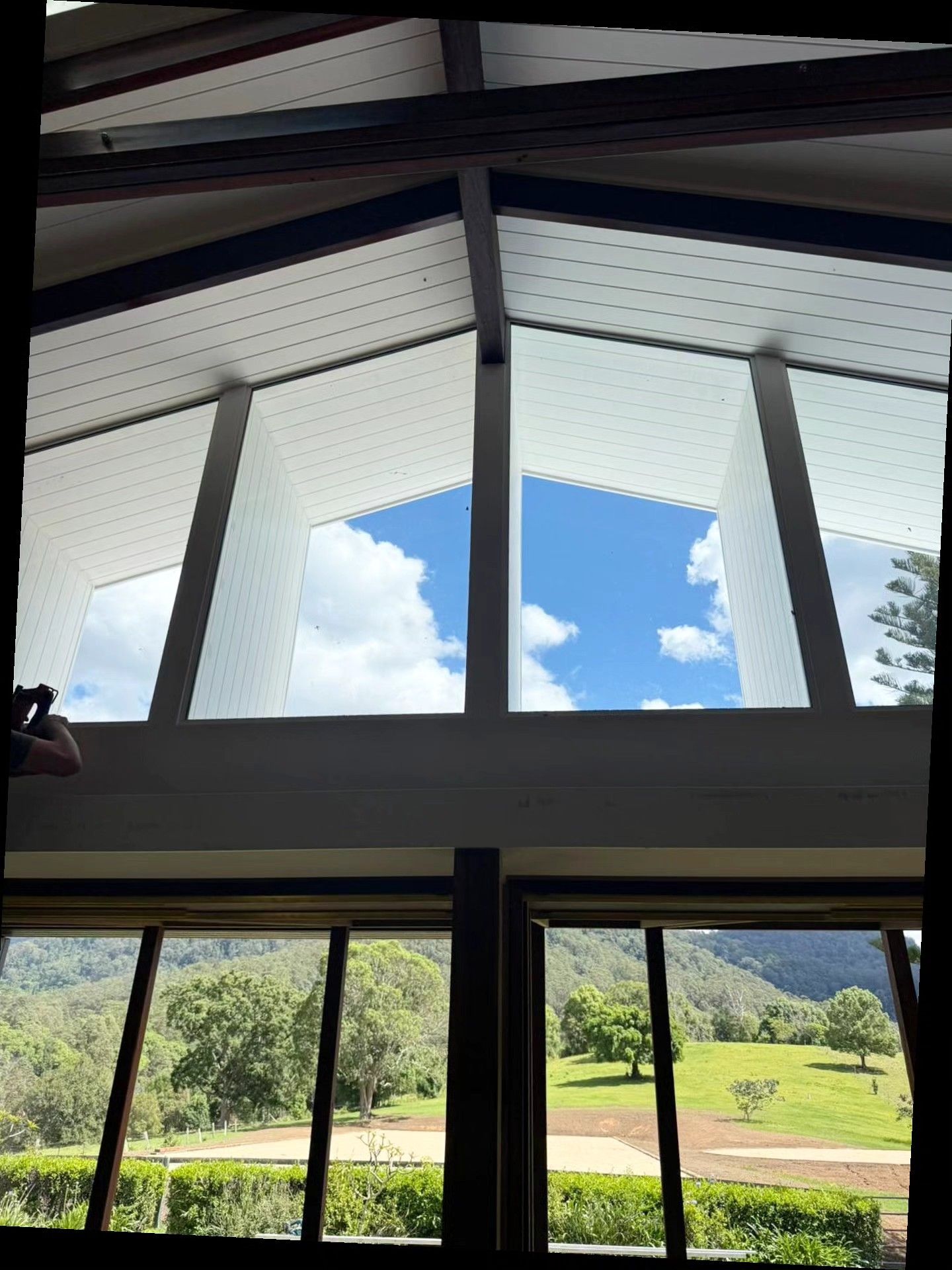High-Ceilinged Room with A View of Blue Sky and Clouds — All Coast Painting in Tweed Heads South, NSW