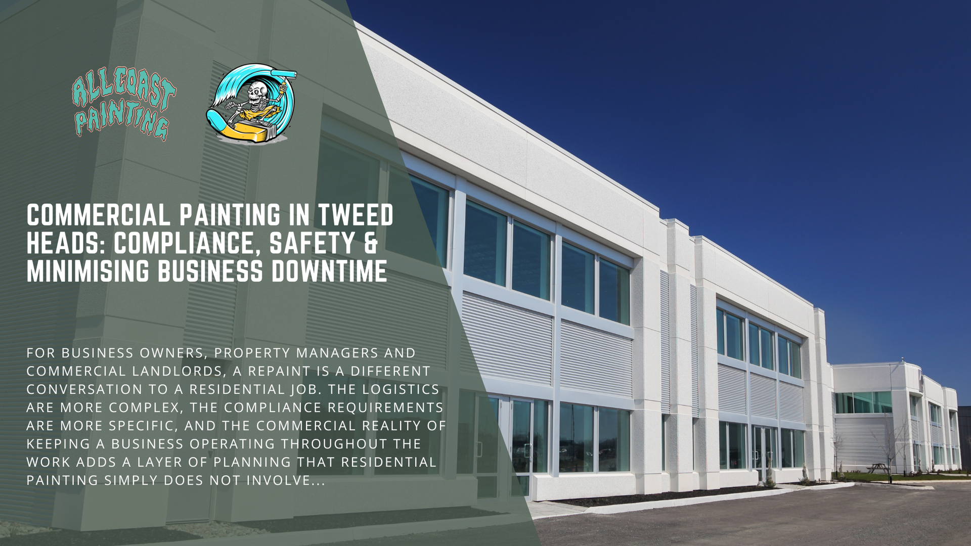 Painting Walls of A Commercial Property