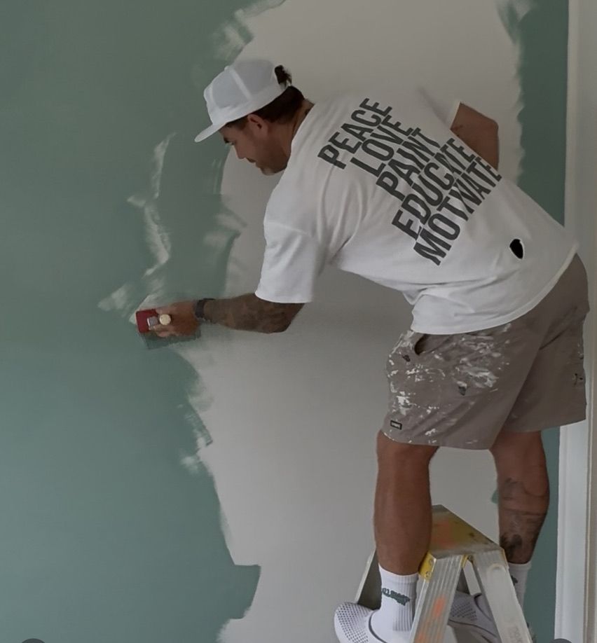 Painting Walls of A Commercial Property