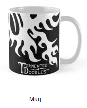 Mug, Inverted Enigma, Tormented Doodles