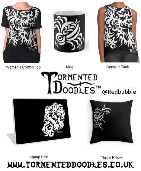 Redbubble, Tormented Doodles