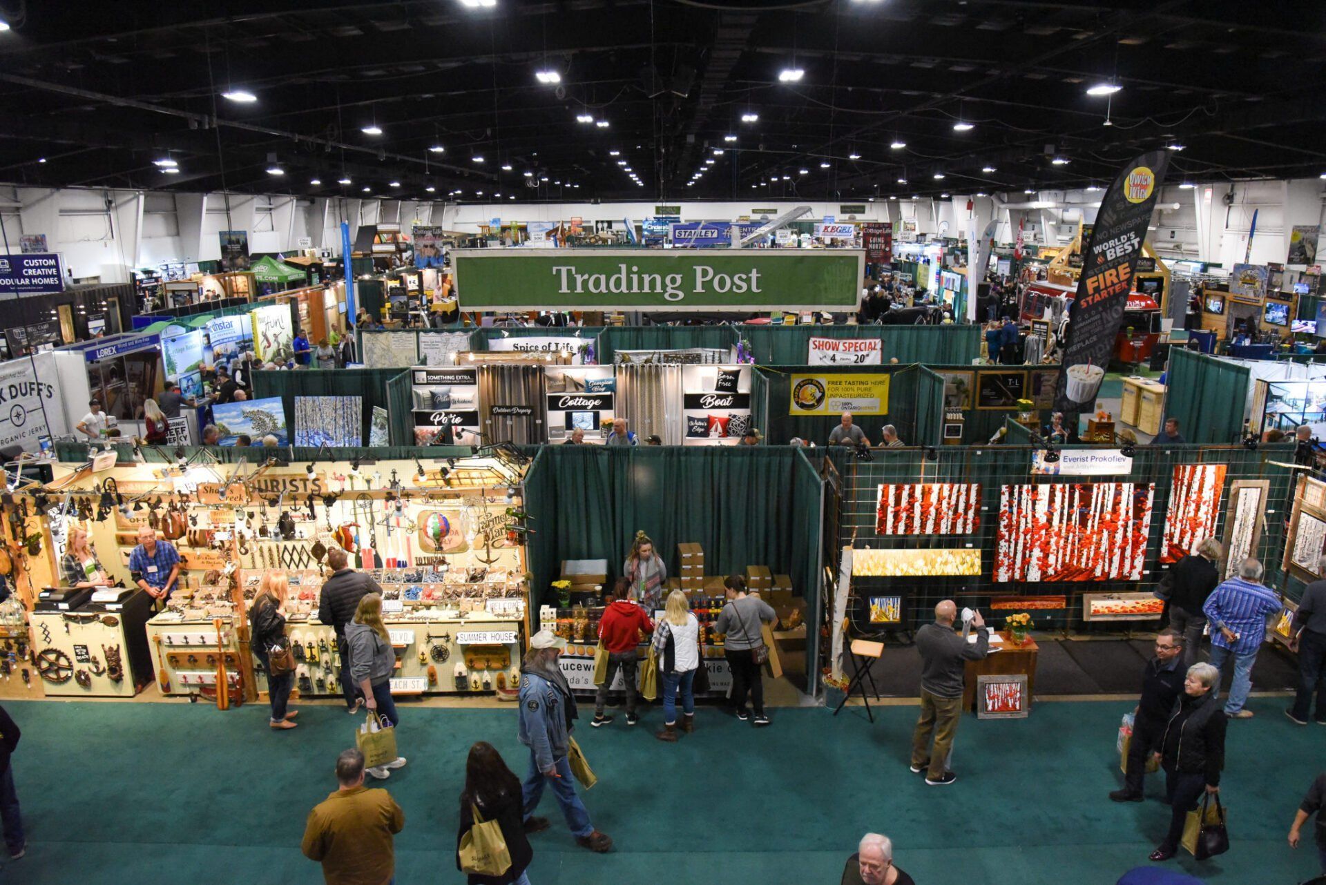 Trading Post at the Fall Cottage Life Show