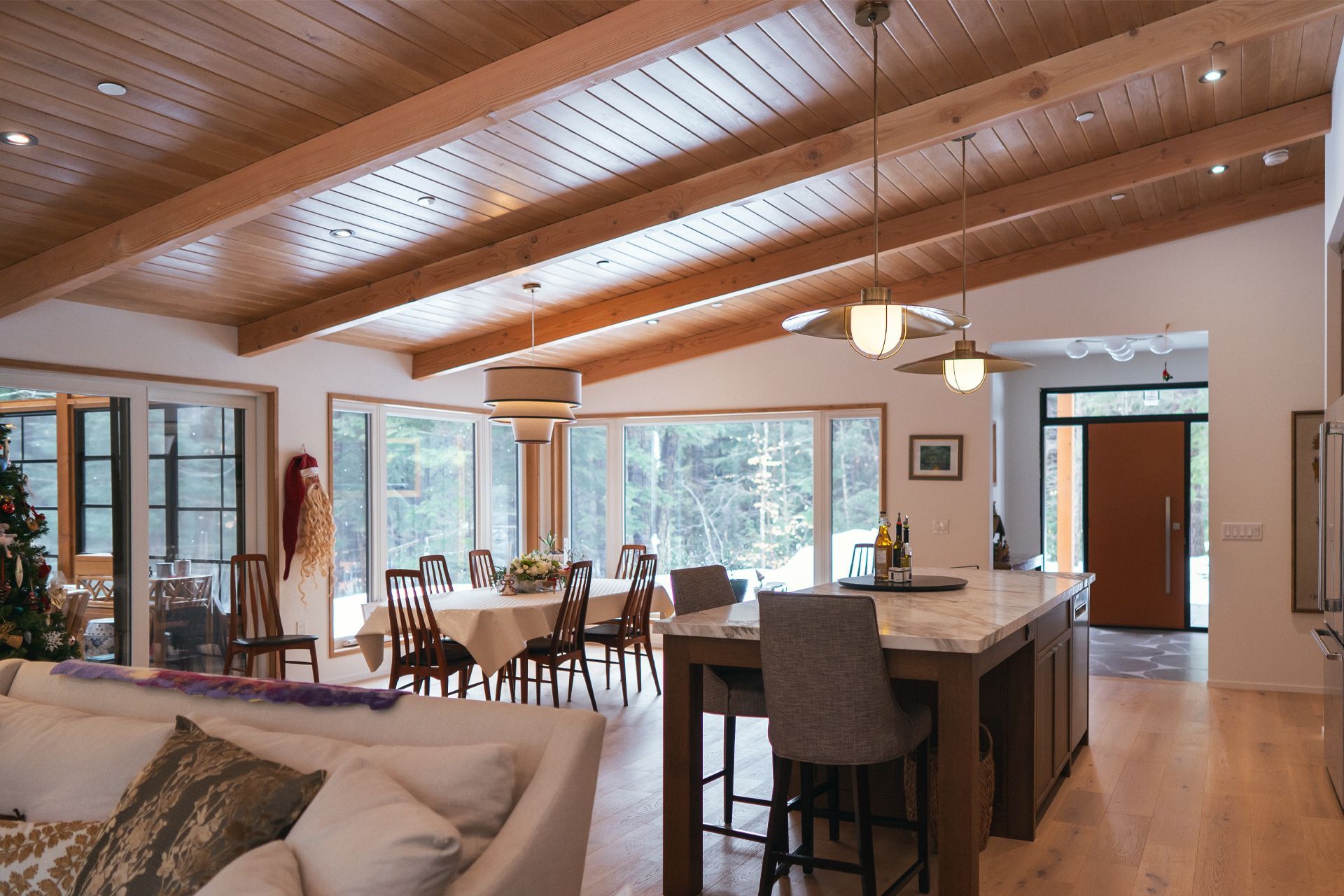 Open concept cottage, main floor