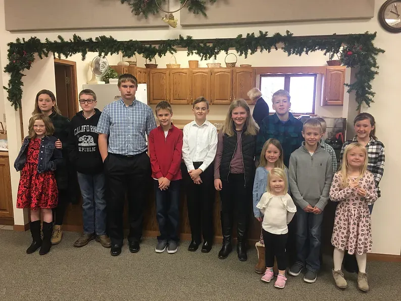 Zion Lutheran Church - Vassar, KS - Group Photo Time during Advent