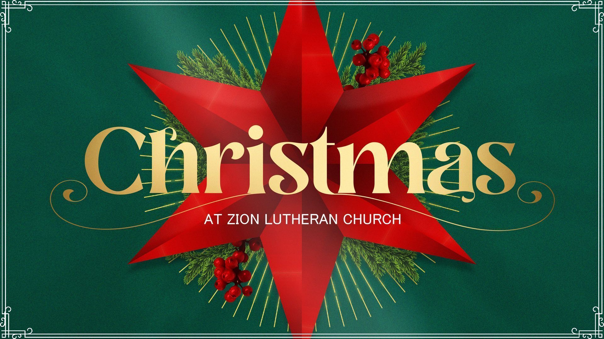 Christmas at Zion Lutheran Church in Vassar KS