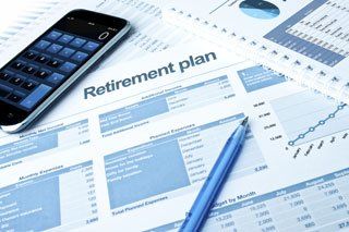 Retirement planning paperwork