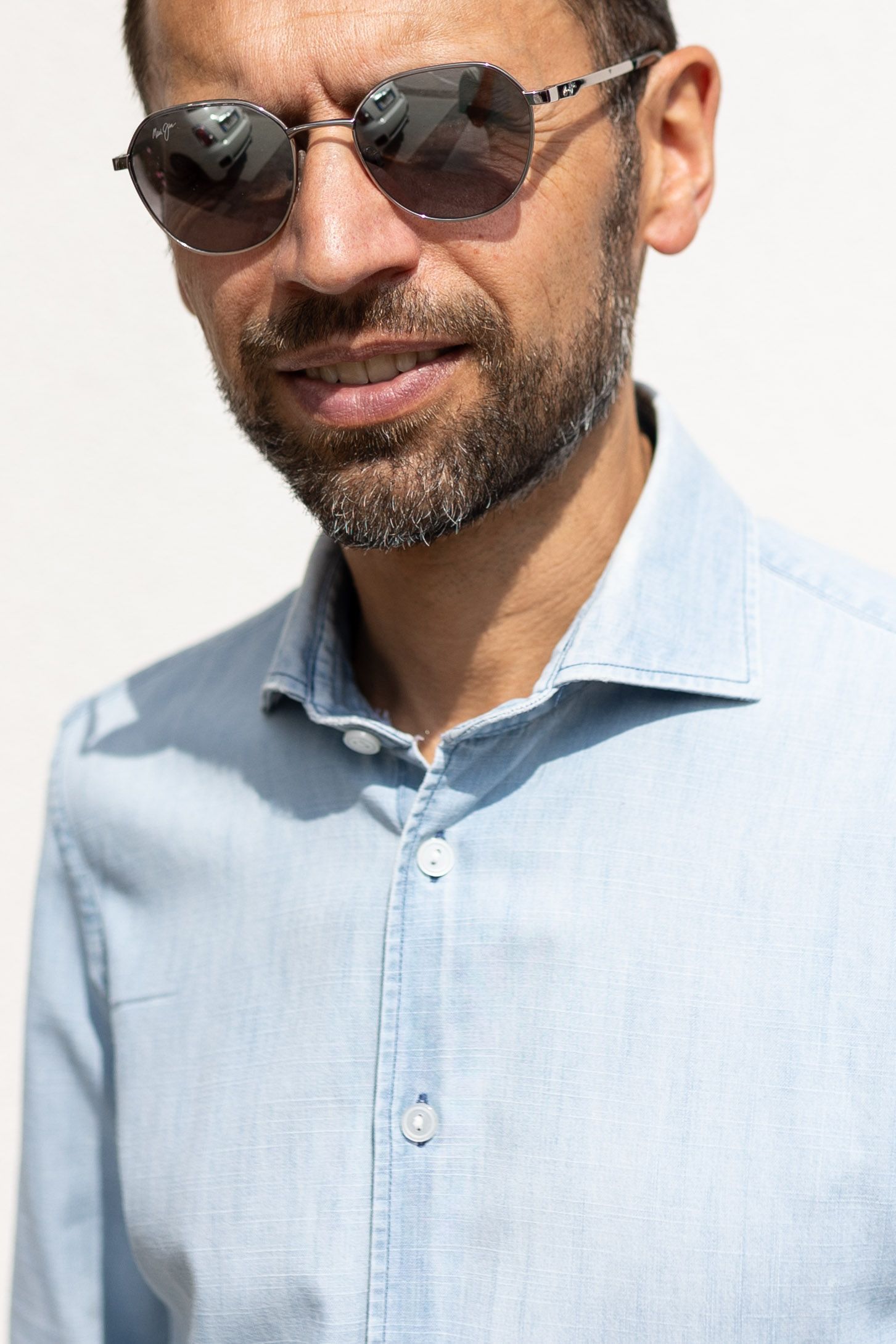 Stefano con occhiali da vista