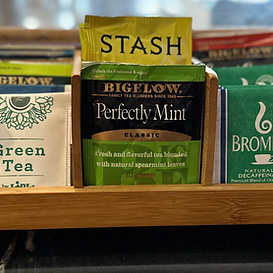 Tea bag selection: Bigelow