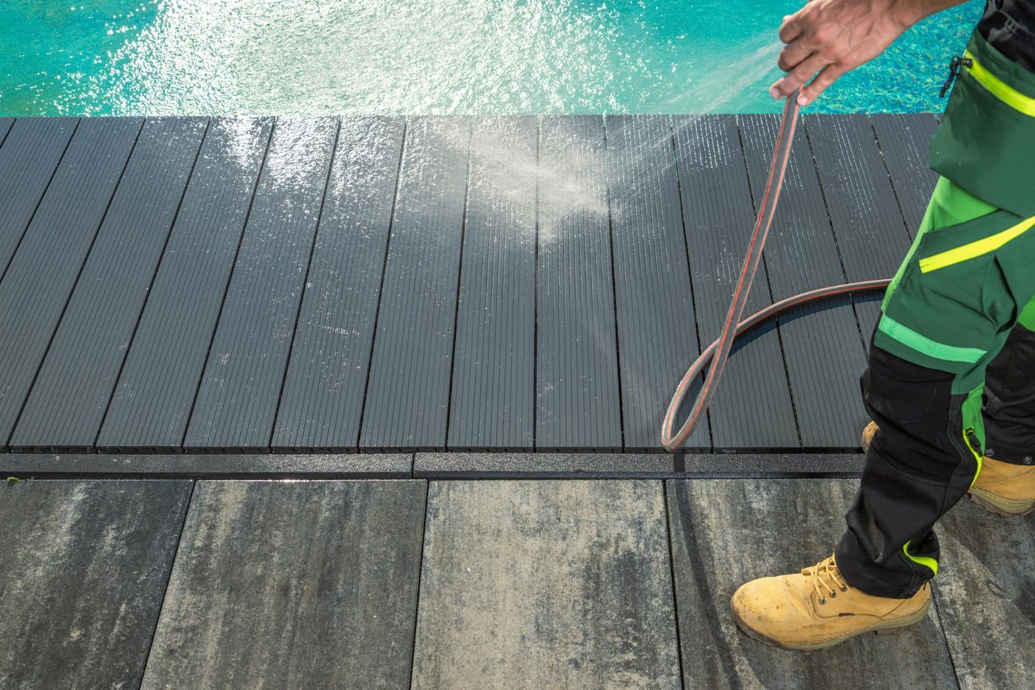 Pool Deck Pressure Washing near me