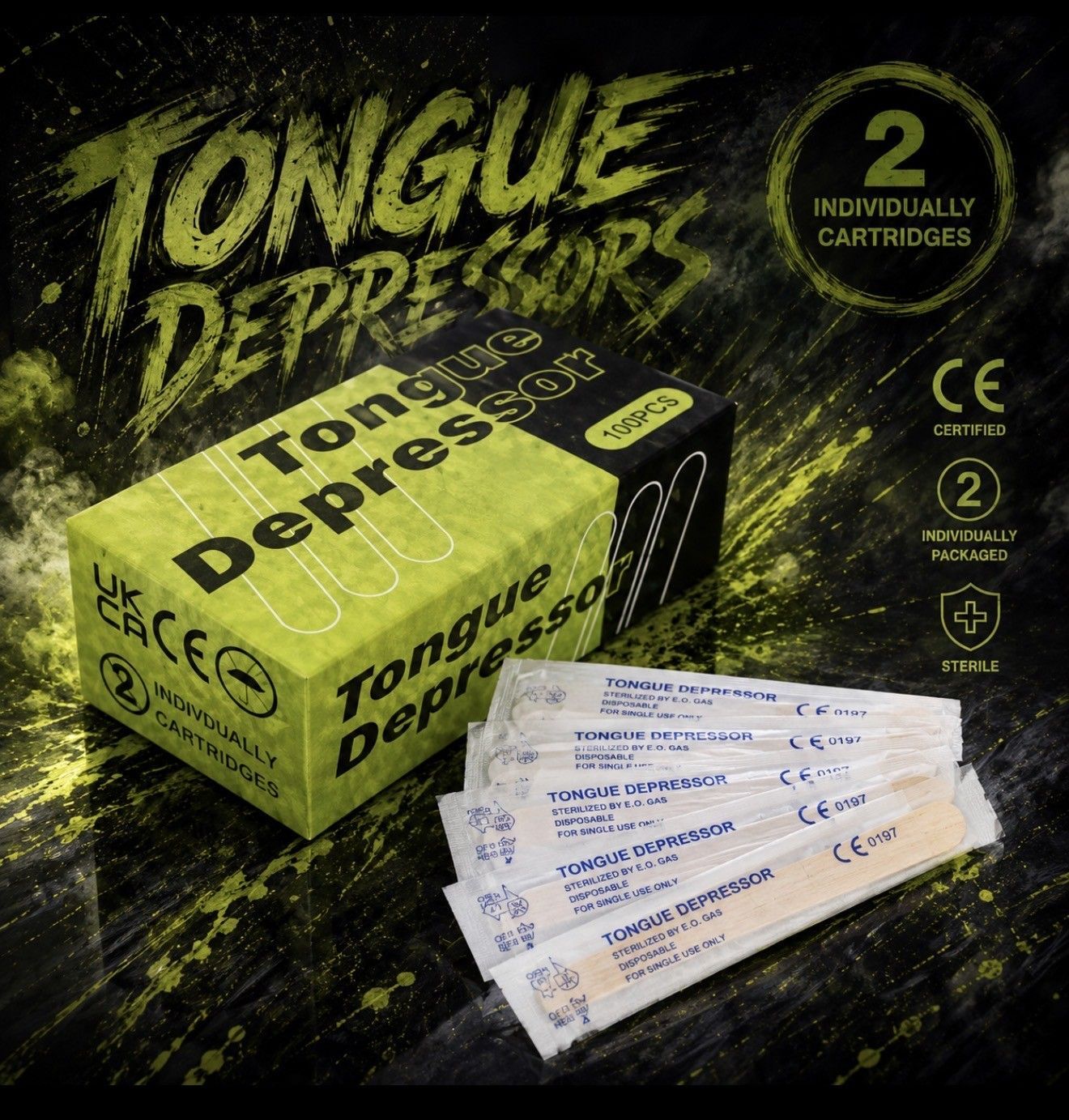 Tongue Depressors Individually Wrapped