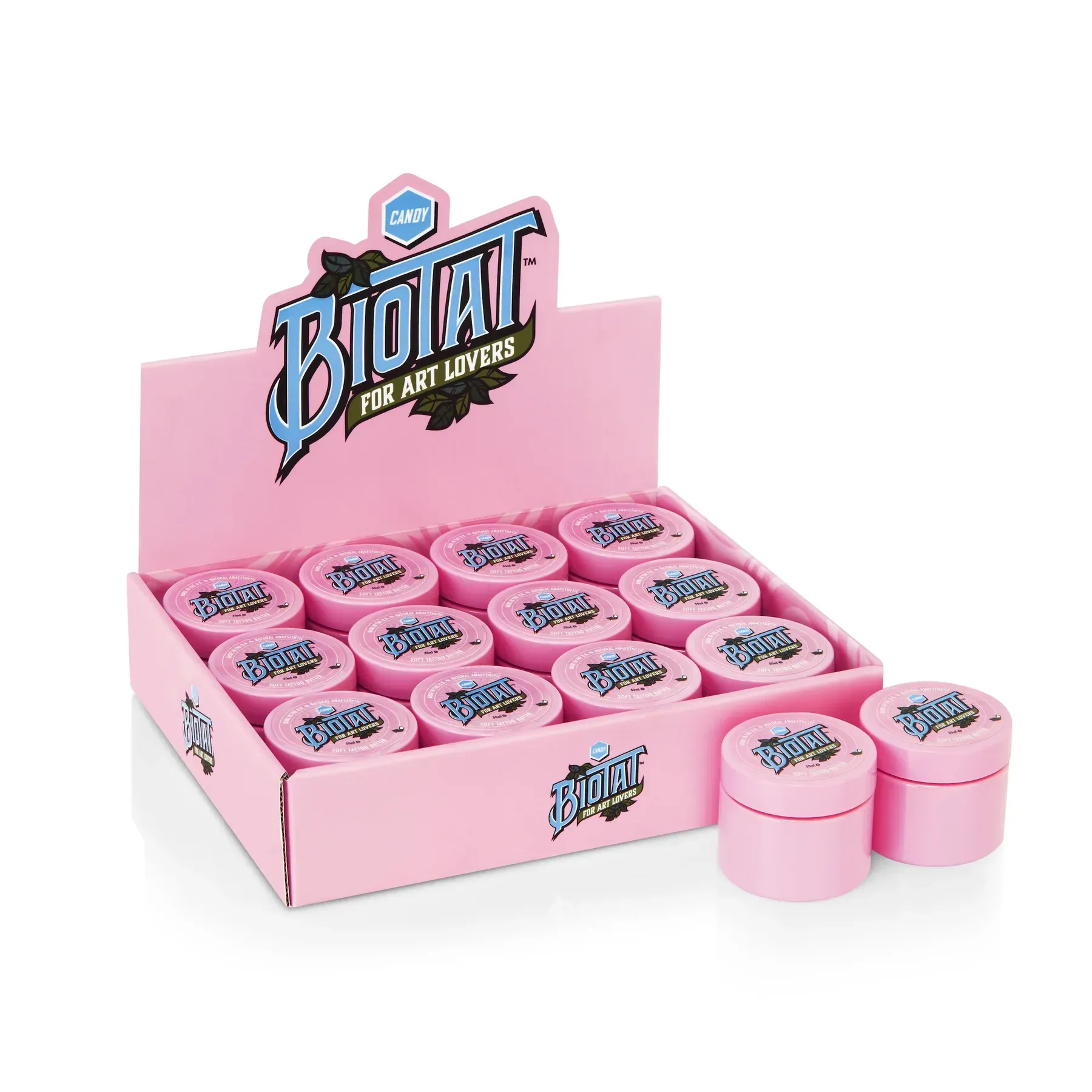 Biotat® Candy Numbing Tattoo Butter Studio Box