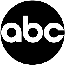 ABC logo: white lowercase