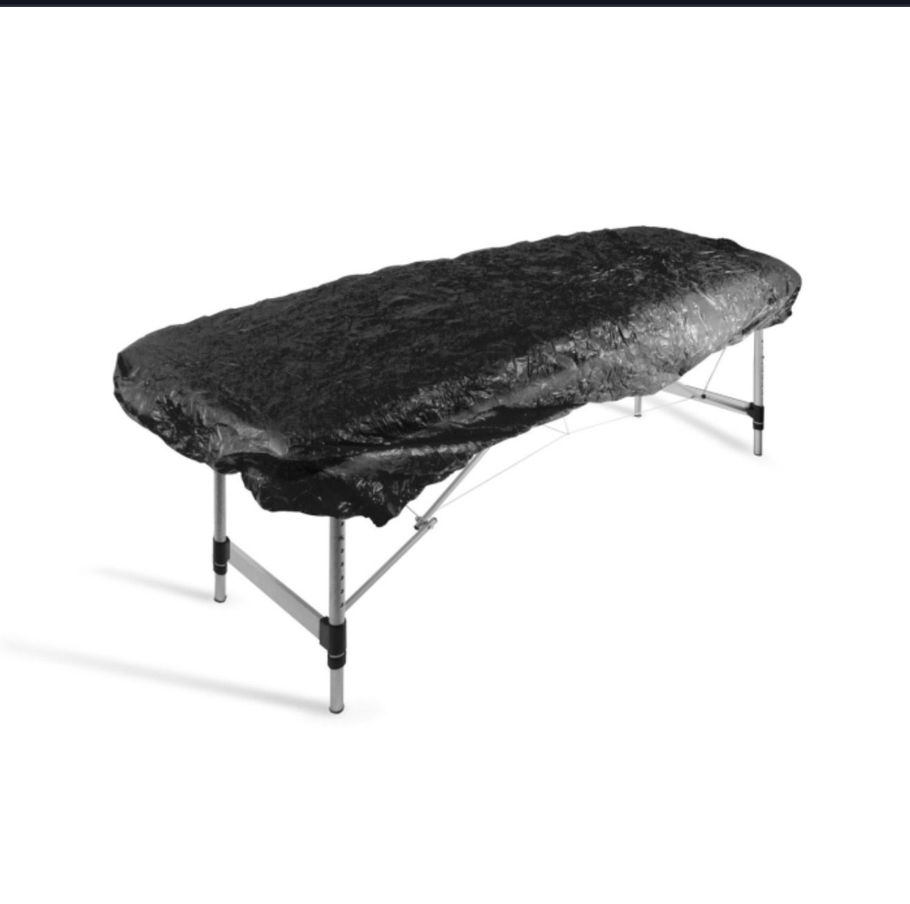 Black disposable bed covers