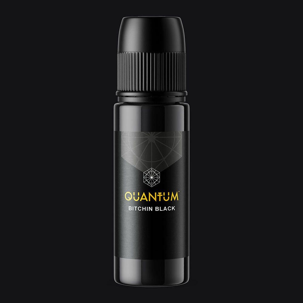 Black bottle of Quantum