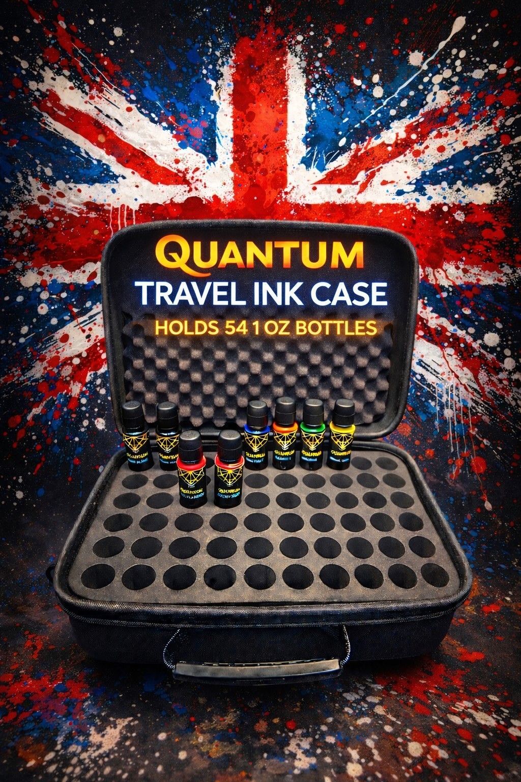 Tattoo Ink Travel  Case - 54 Colours
