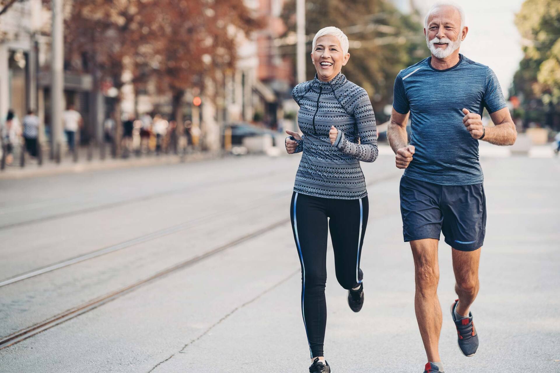 Senior couple jogging outdoor | Canberra, ACT | Kingston Natural Therapies Centre