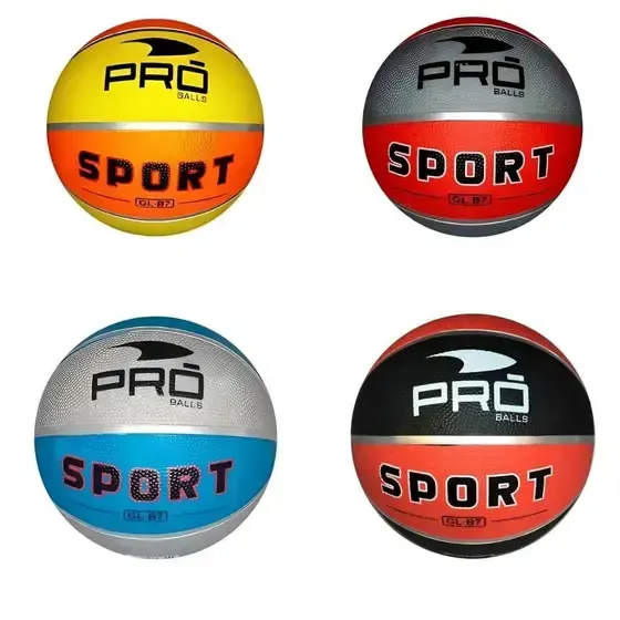 Uma bola profissional vermelha e cinza esporte basquete