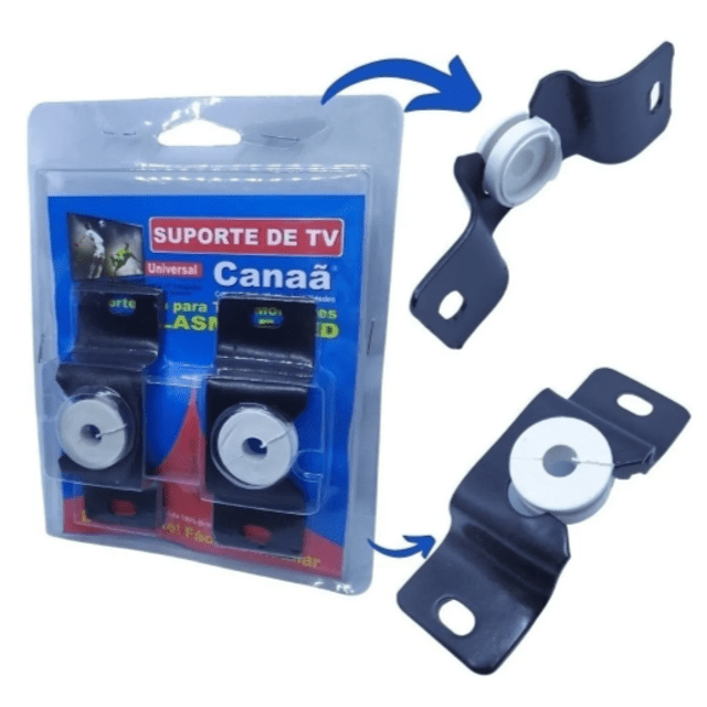Uma imagem de um suporte de tv com as palavras suporte de tv canaa nele