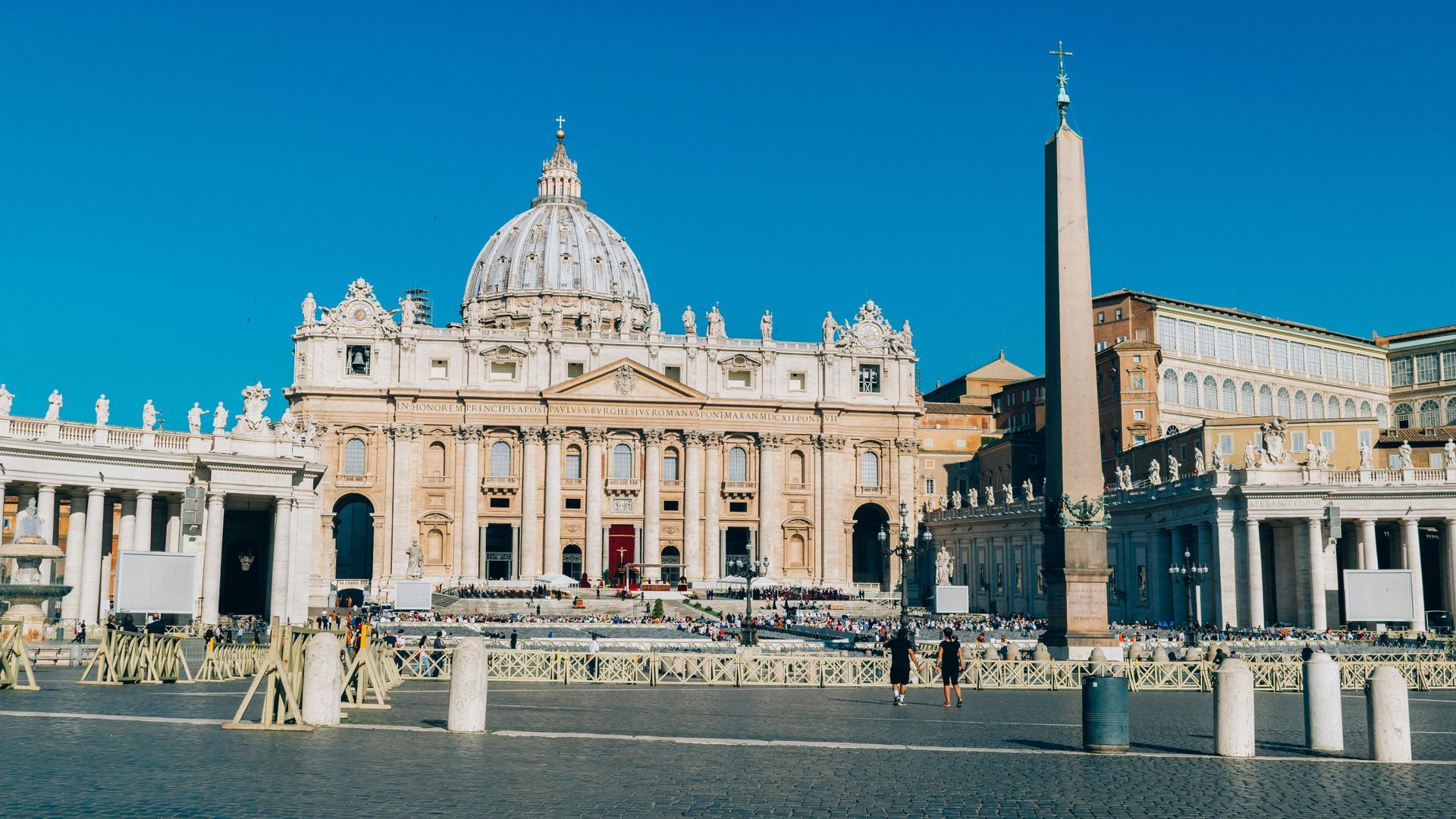 A view of St. Peter's Basilica