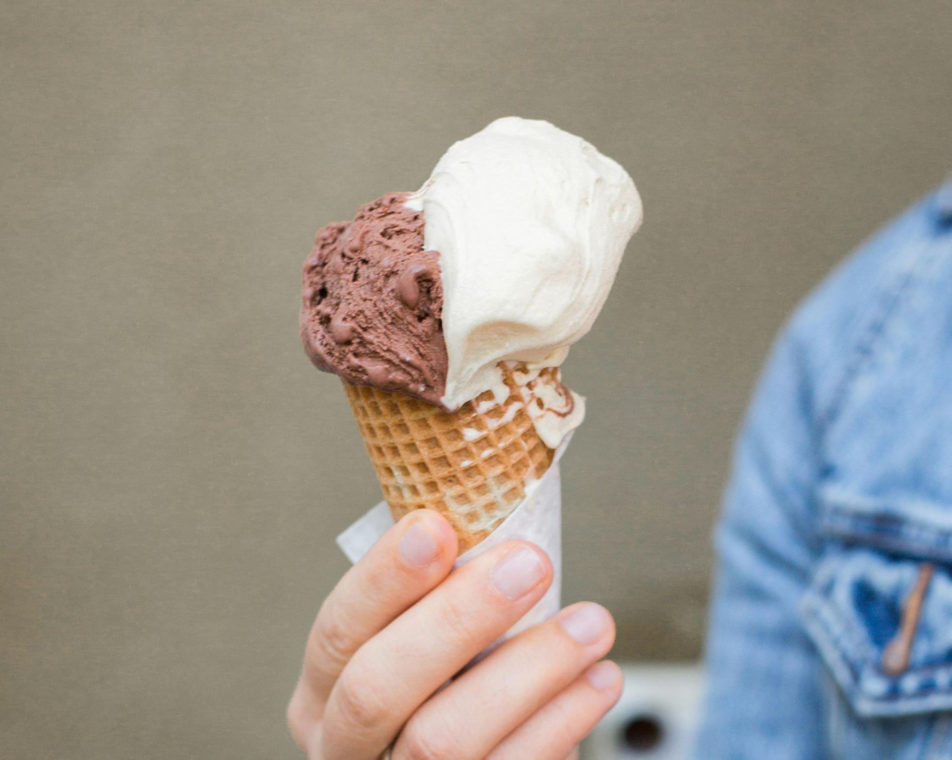 A gluten free gelato in Rome