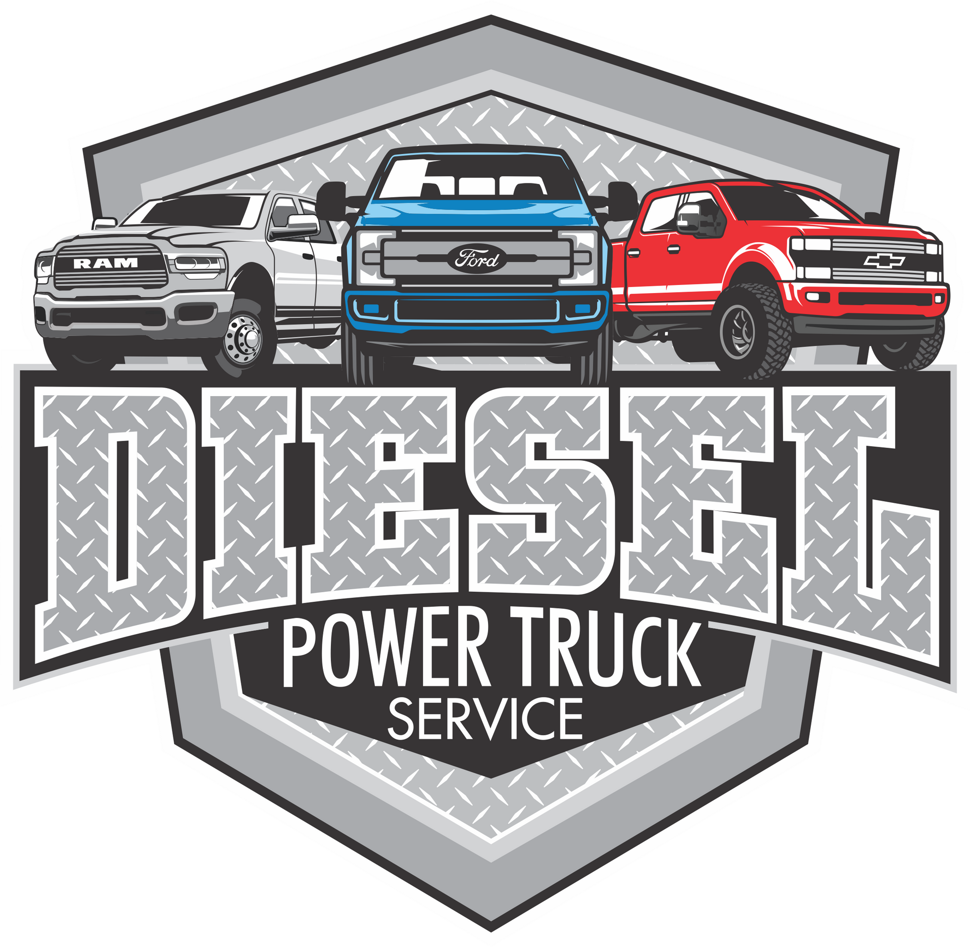 Diesel Power Truck Service Logo