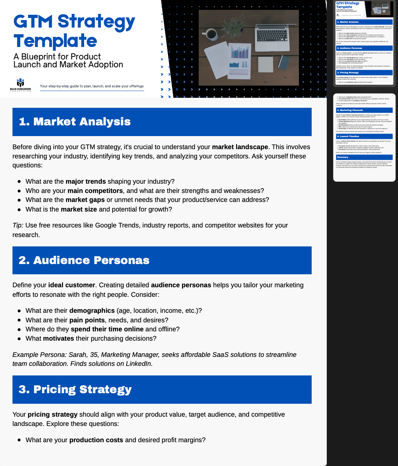 Go-to-Market Strategy Template