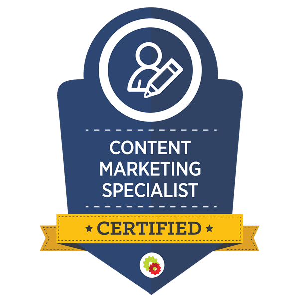 Content marketing specialist certified Logo - (see image)