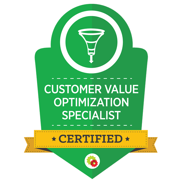 Customer value optimization specialist certified Logo - (see image)
