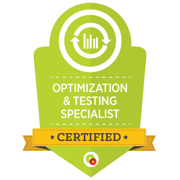 Optimization & Testing specialist certified Logo - (see image)