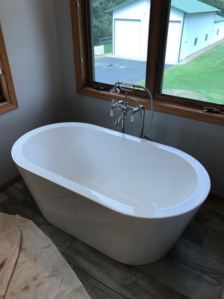 Newly Installed Bathtub — Holmen, WI — Melde Plumbing
