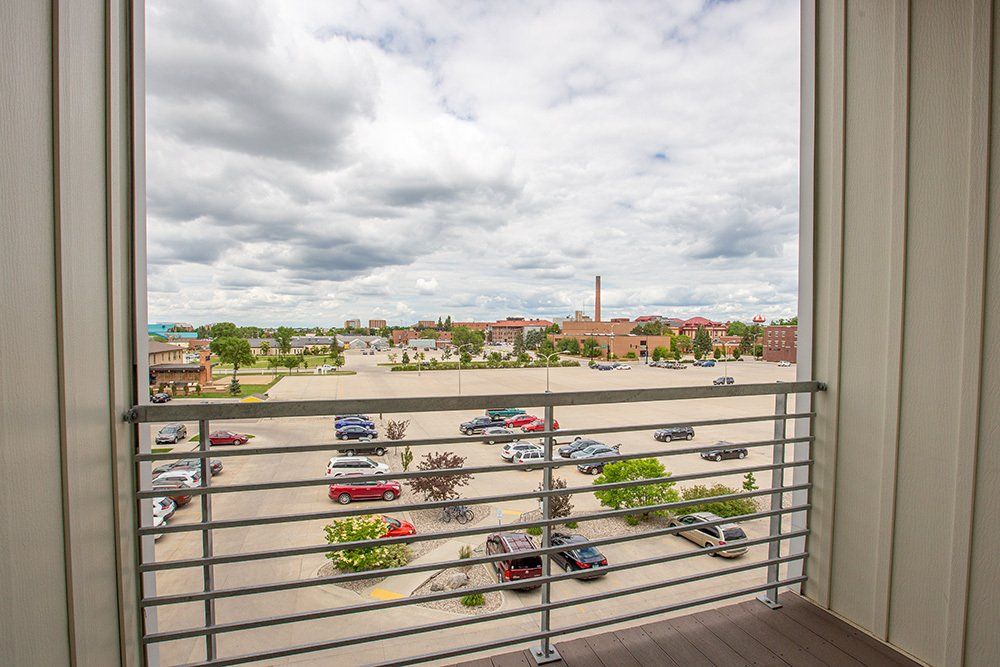 private balcony with a view