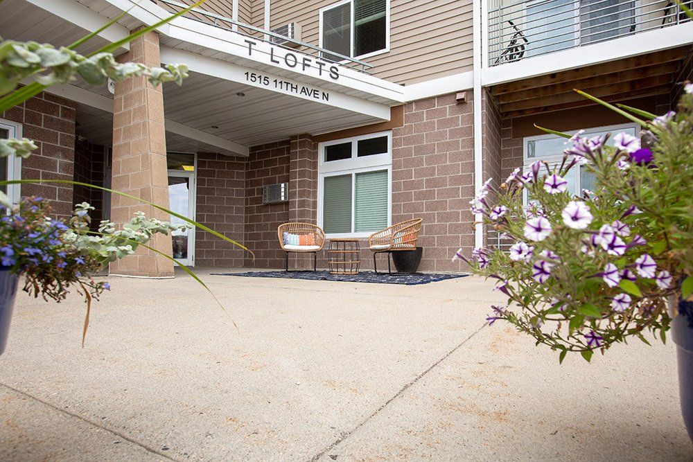 TLofts Apartment building entrance