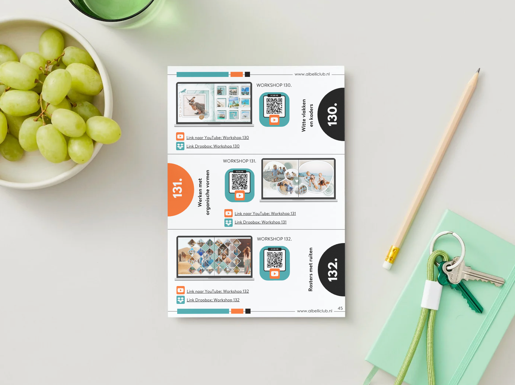 PDF Overzicht albelliCLUB fotoboek tutorials