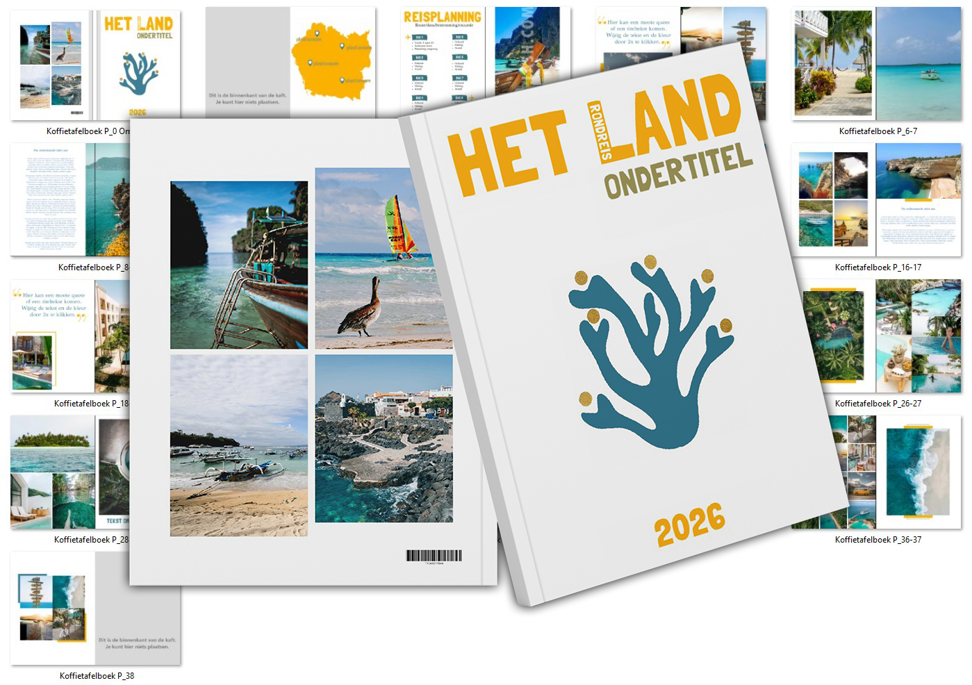 MacOS - STAAND L - Template Koffietafelboek (offline albelli fotoboekprogramma)