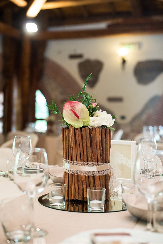 tavoli della location per matrimoni a Latina