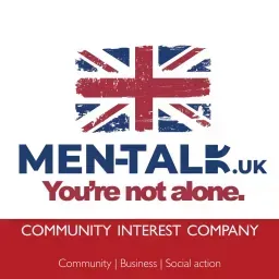 A logo for a community interest company called mentalk.uk
