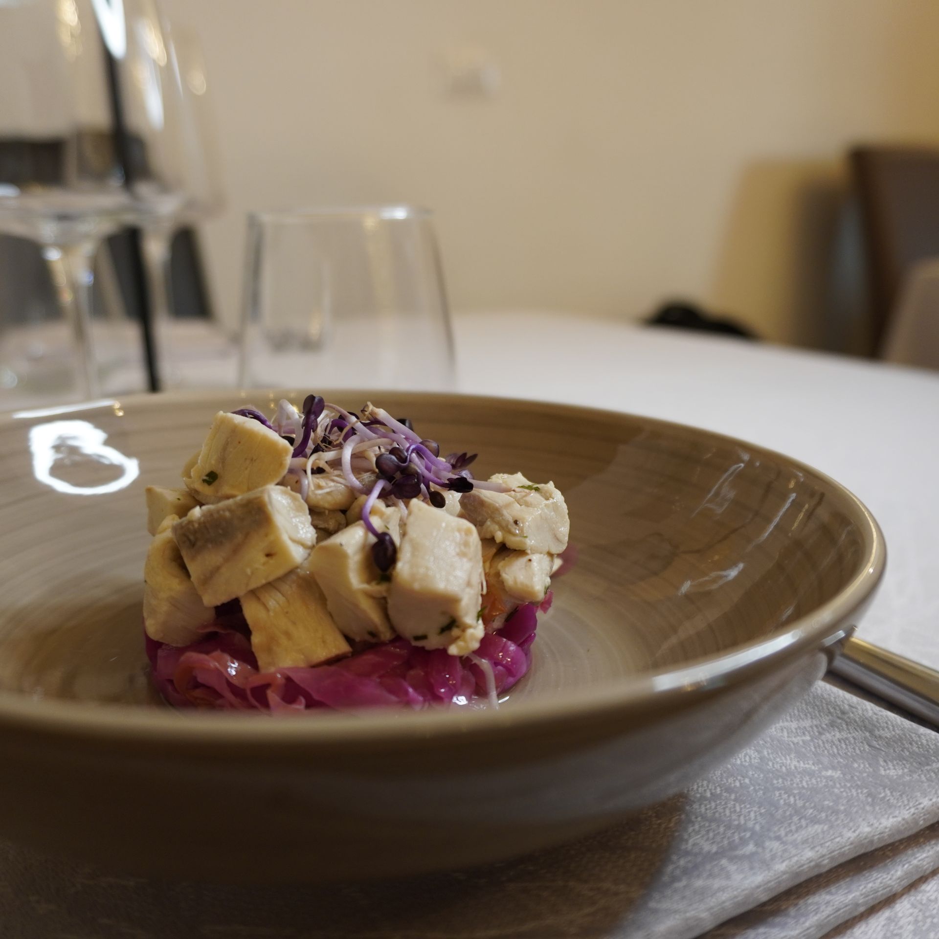 antipasto di mare con insalata