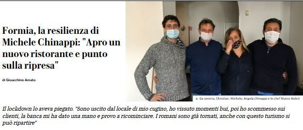 articolo michele chinappi Larepubblica.it