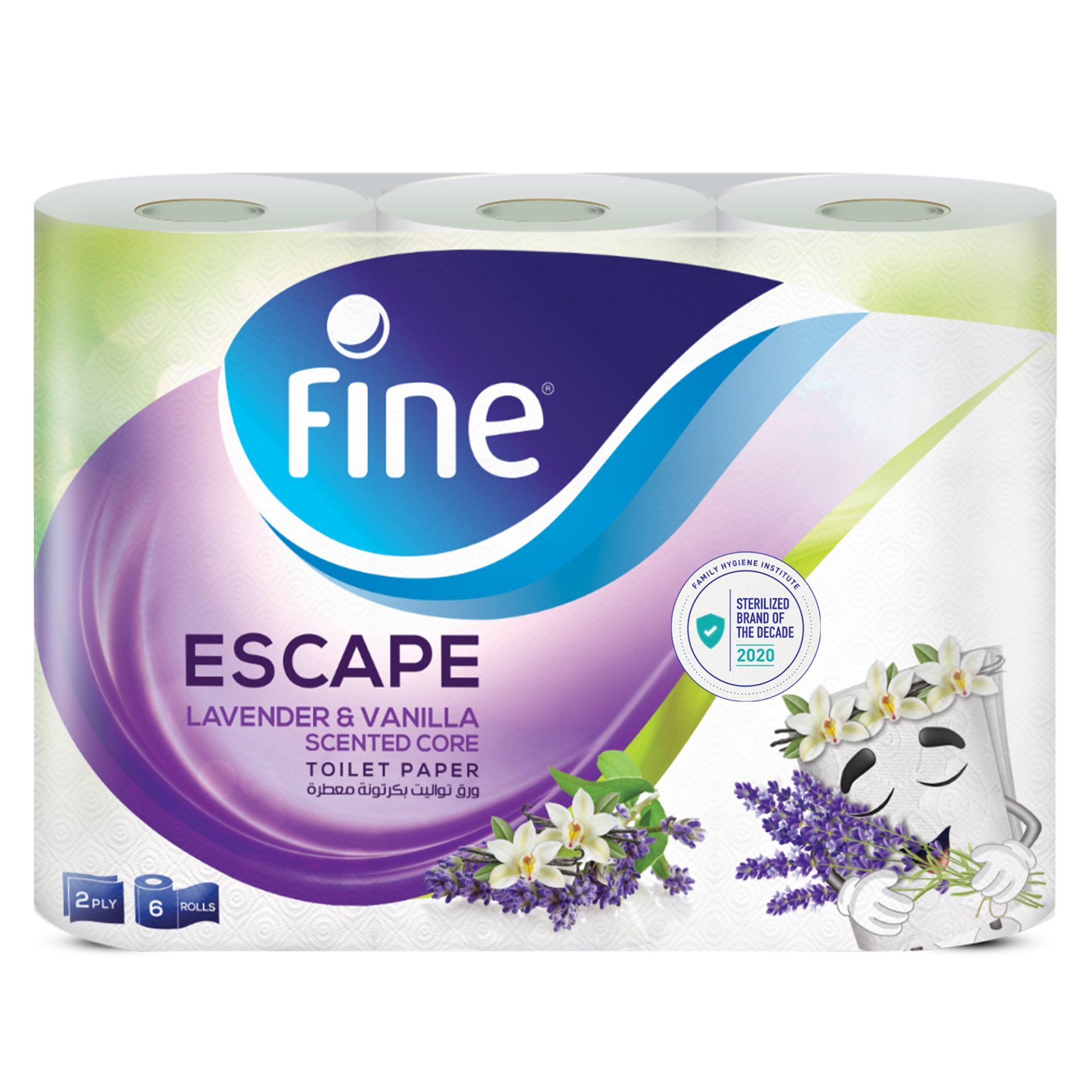 Fine Escape Lavender & Vanilla Toilet Roll Image