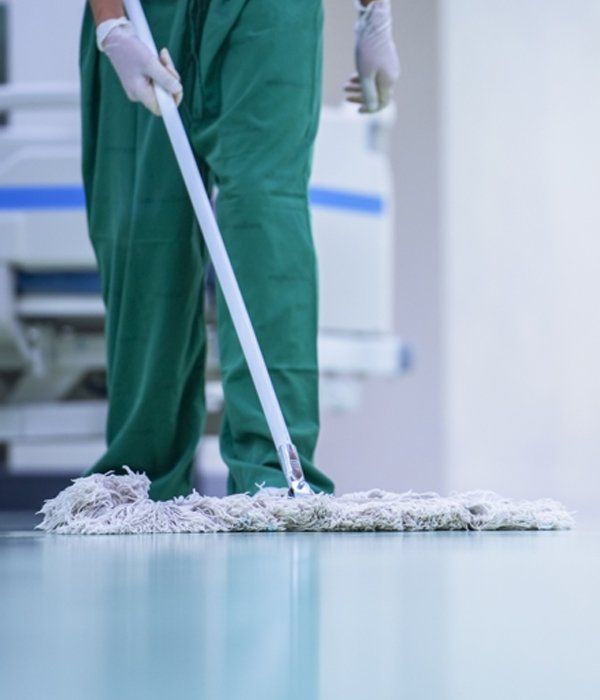 Mopping the Floor — Adelaide, SA — Super Carlo's Cleaning Services