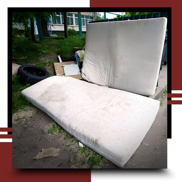 old mattress thrown out