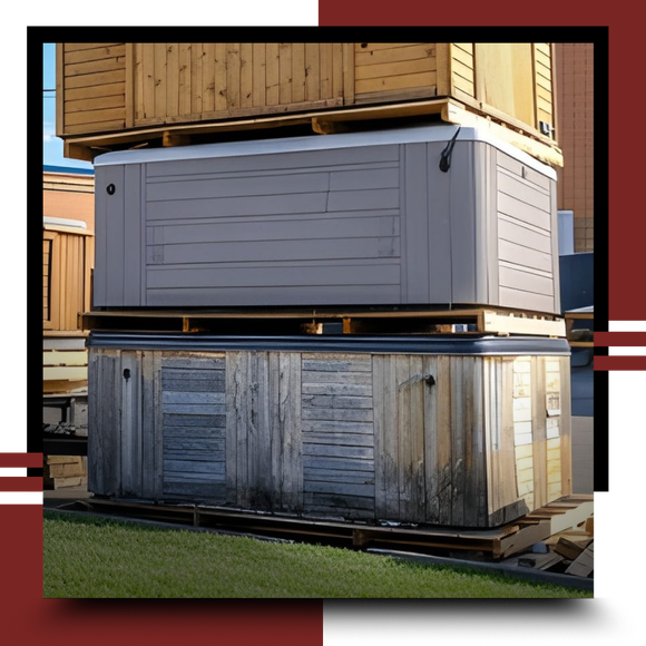 Junk laid on the ground