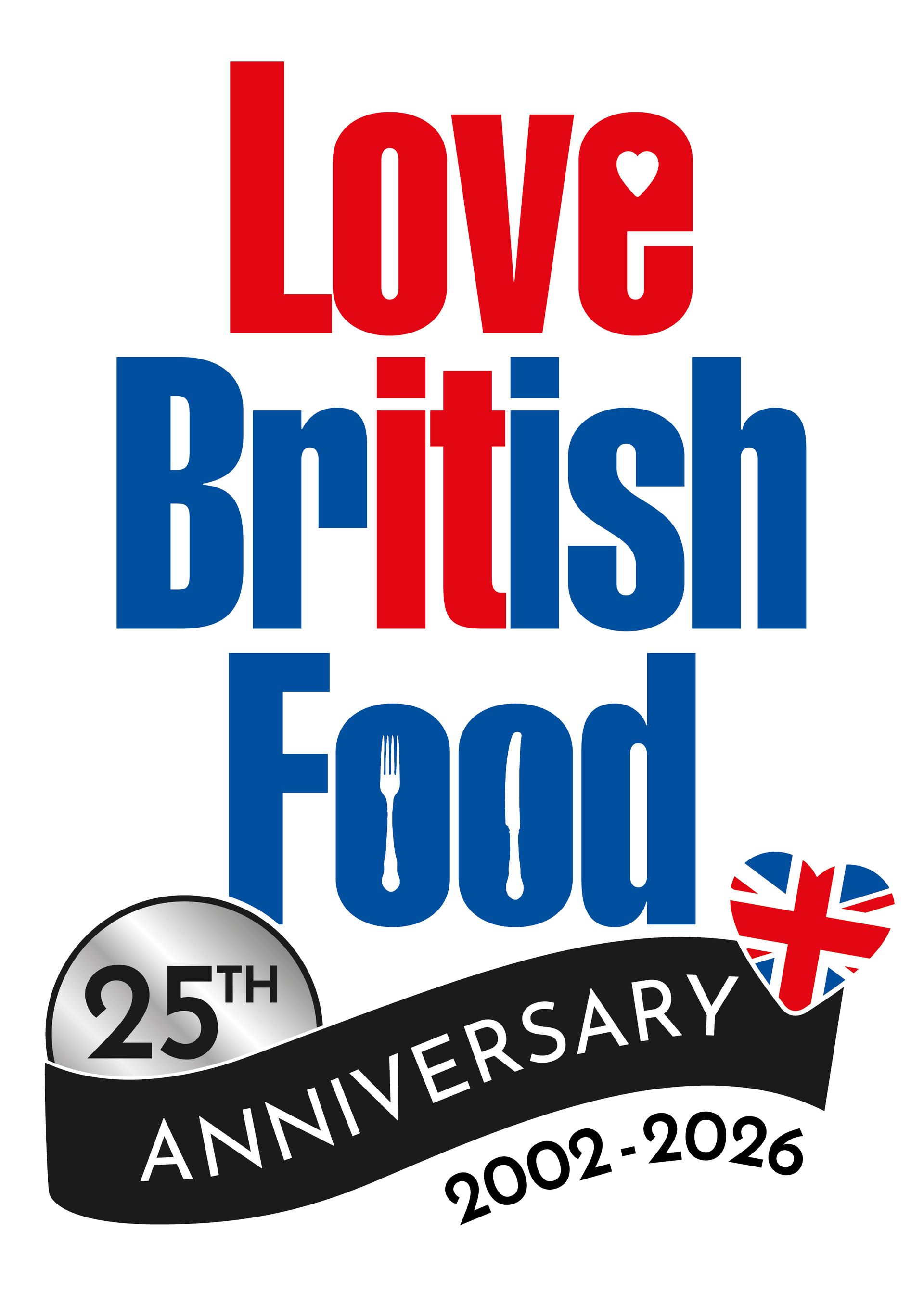 Love British Food – 25th Anniversary Logo
