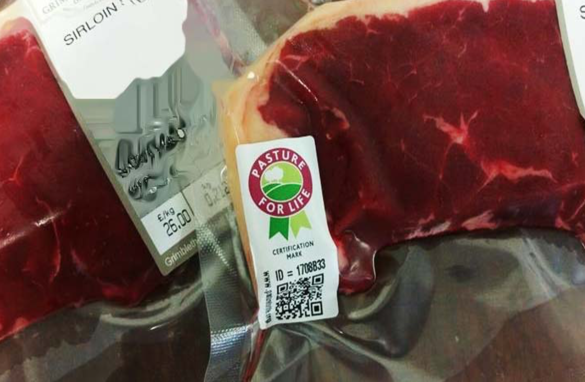 Keep a look out for Pasture For Life certified meat on the supermarket shelves: